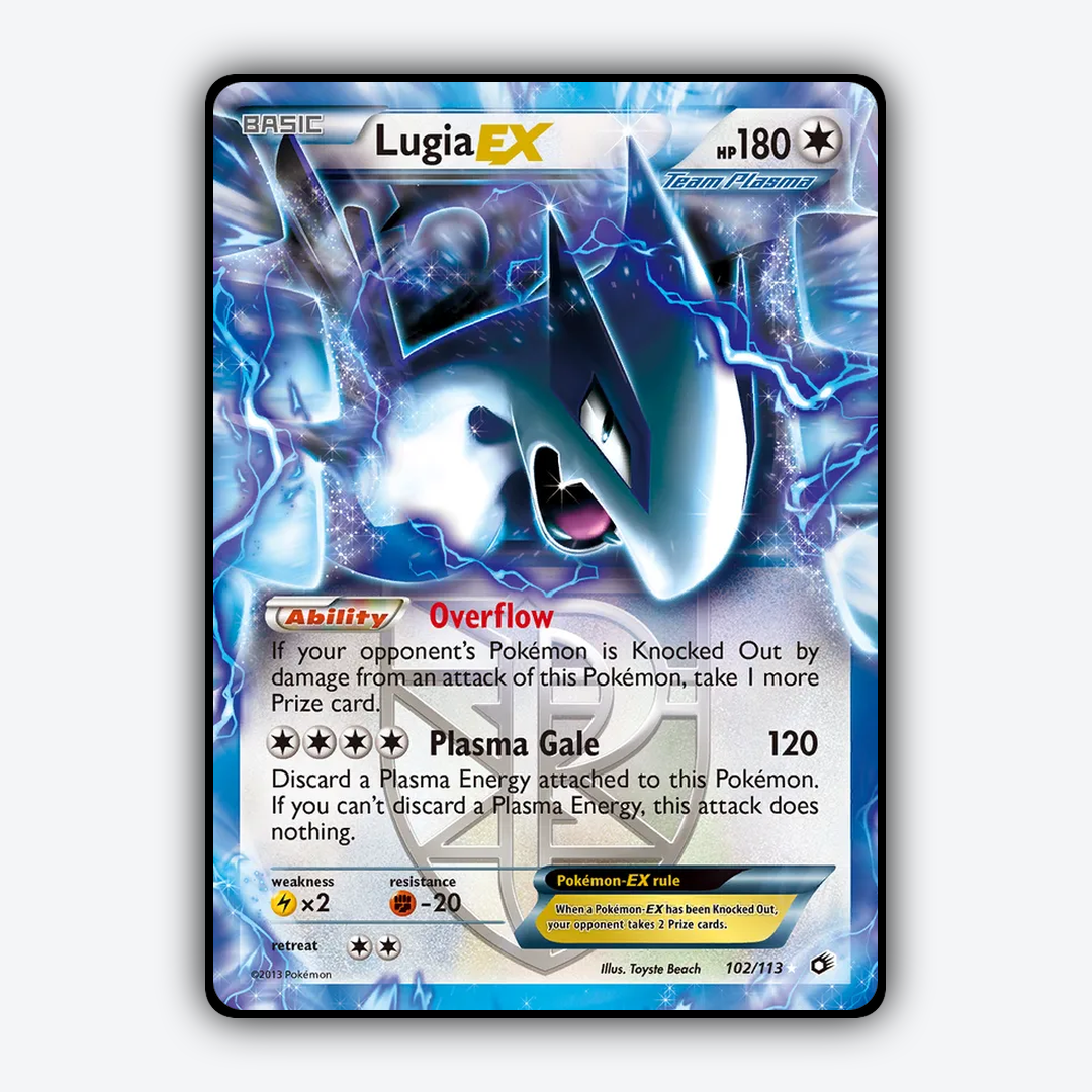 Lugia-EX 102/113 - Legendary Treasures Set - Card Rug