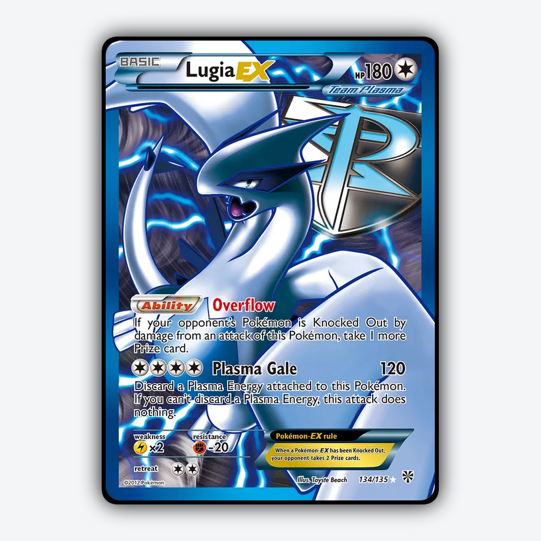 Lugia-EX 134/135 - Plasma Storm Set - Card Rug