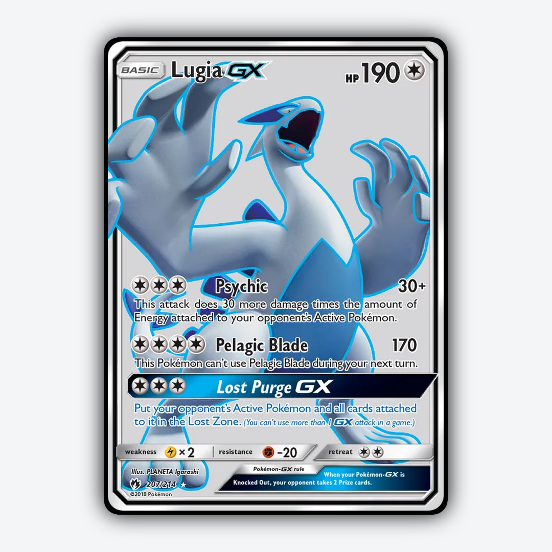 Lugia-GX 207/214 - Lost Thunder Set - Card Rug