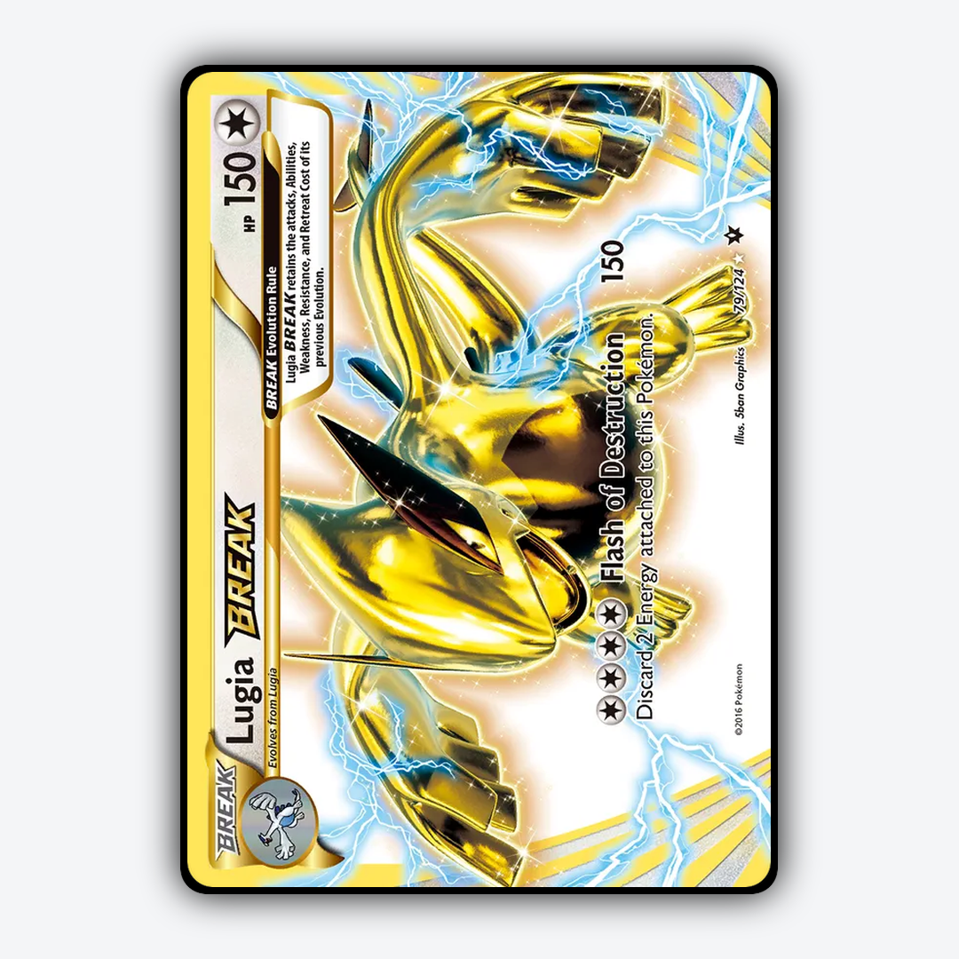 Lugia BREAK 079/124 - Fates Collide Set - Card Rug