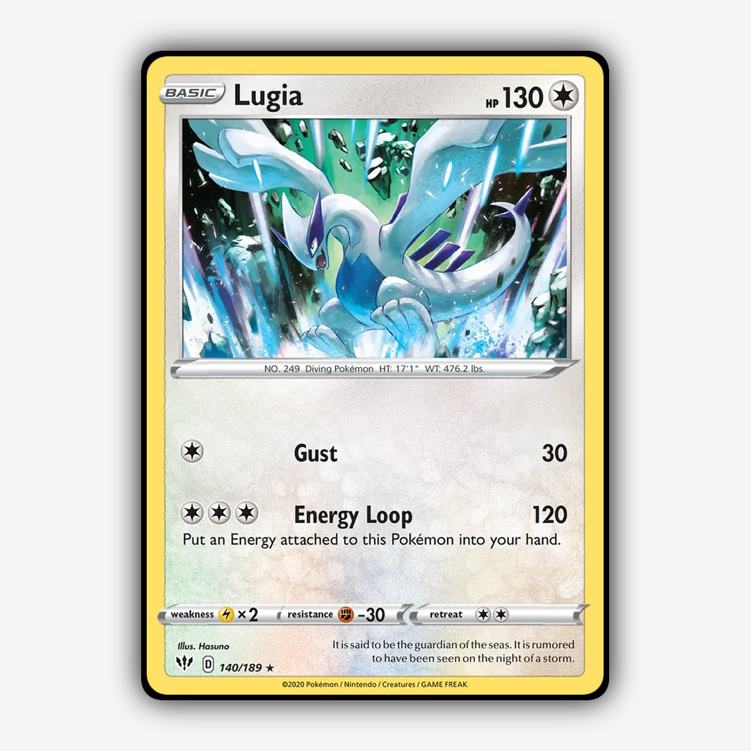 Lugia 140/189 - Darkness Ablaze Set - Card Rug