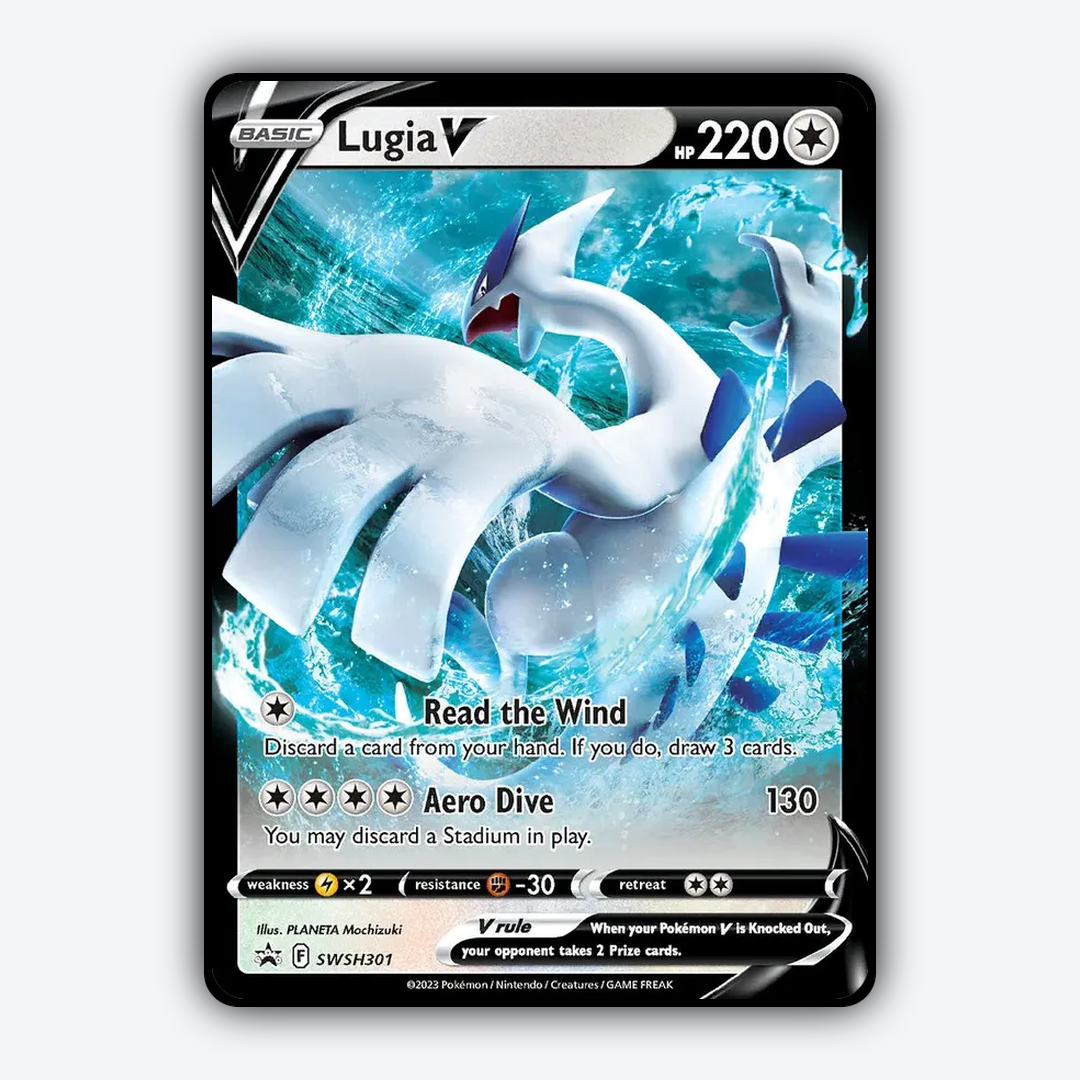 Lugia V #301 - SWSH Black Star Promos Set - Card Rug