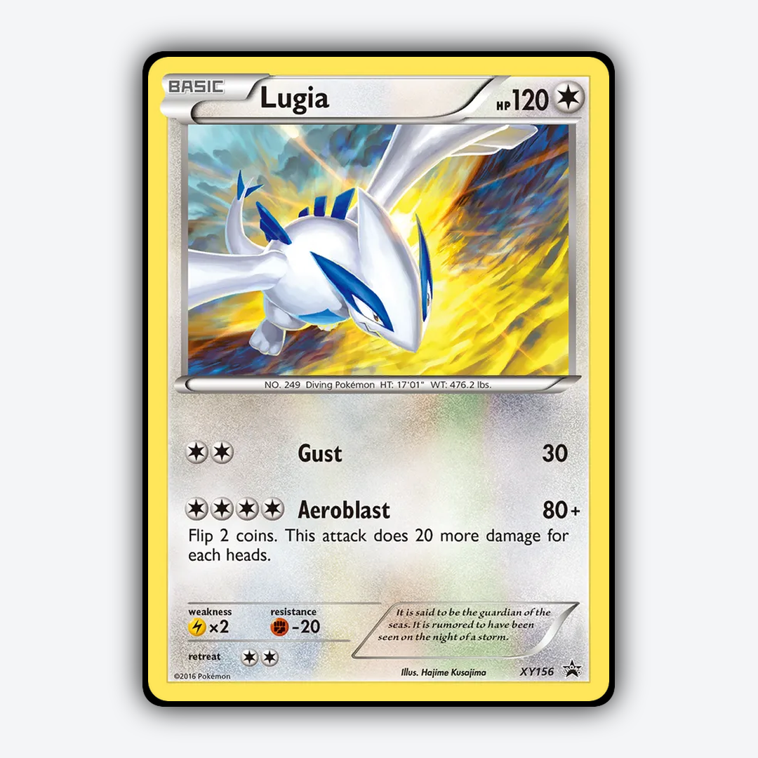 Lugia #156 - XY Black Star Promos Set - Card Rug