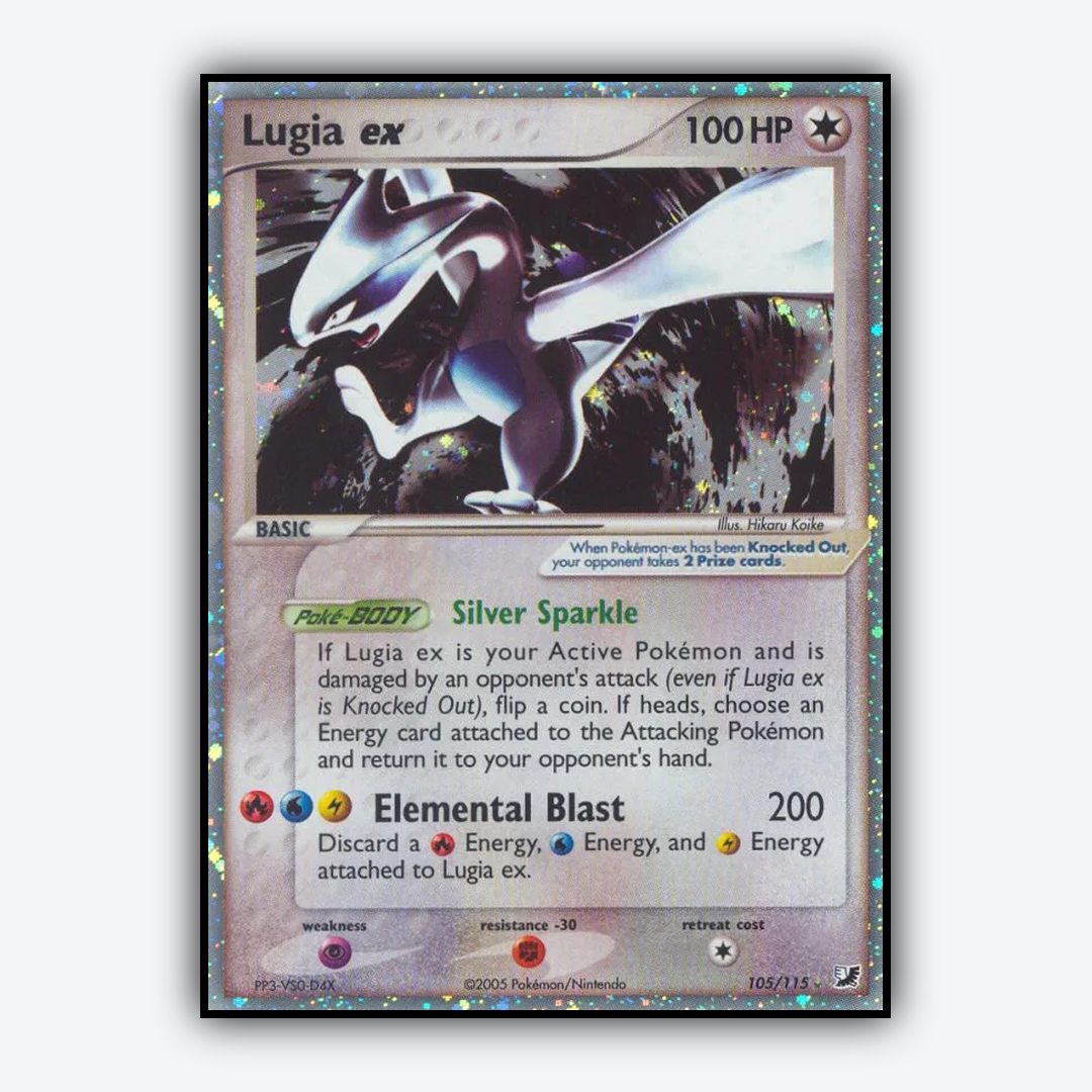 Lugia ex 105/115 - Unseen Forces Set - Card Rug