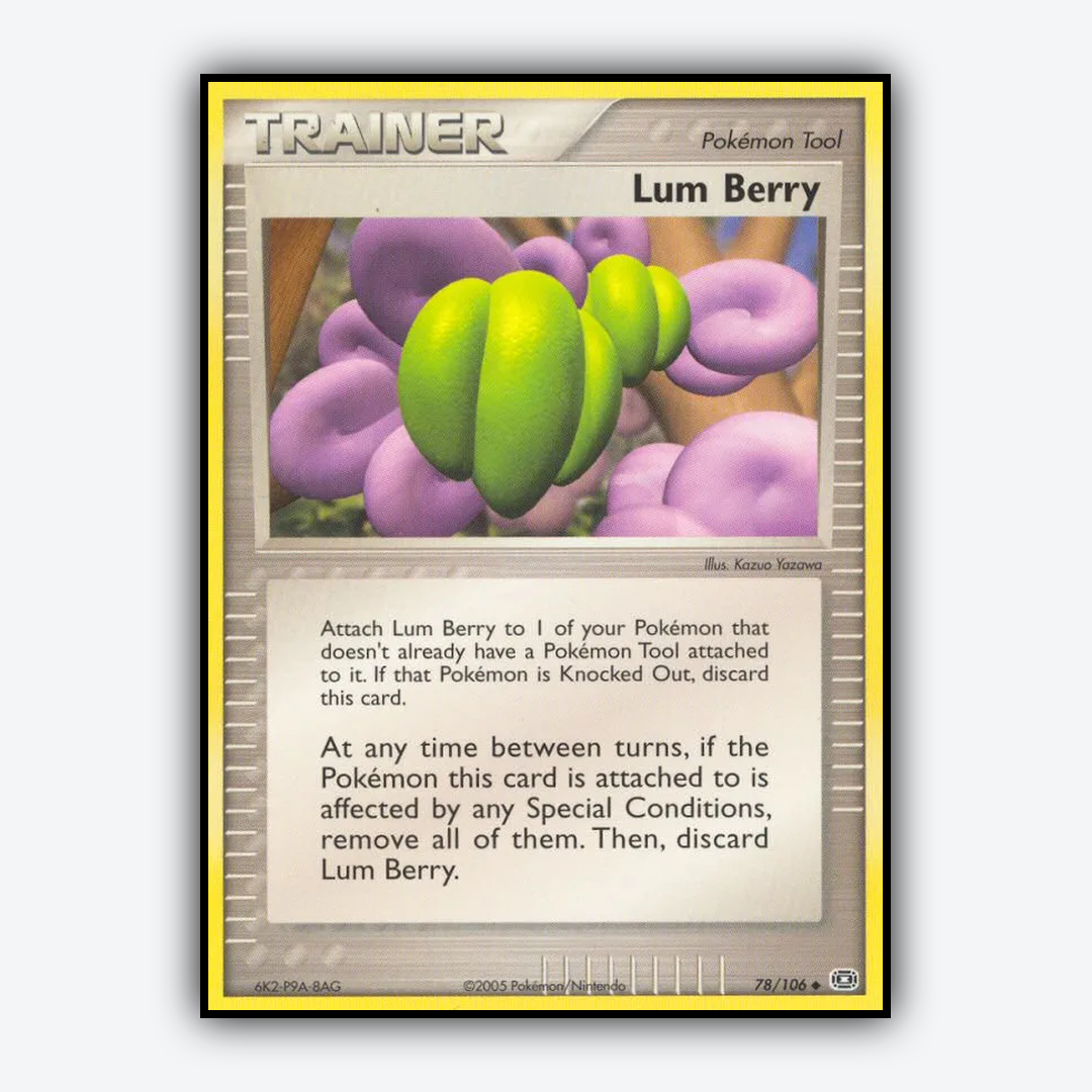 Lum Berry 078/106 - Emerald Set - Card Rug
