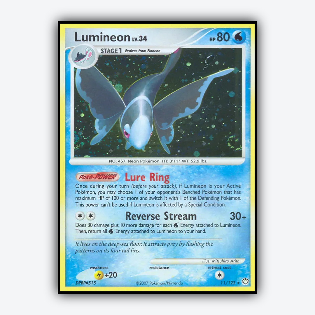 Lumineon 011/123 - Mysterious Treasures Set - Card Rug