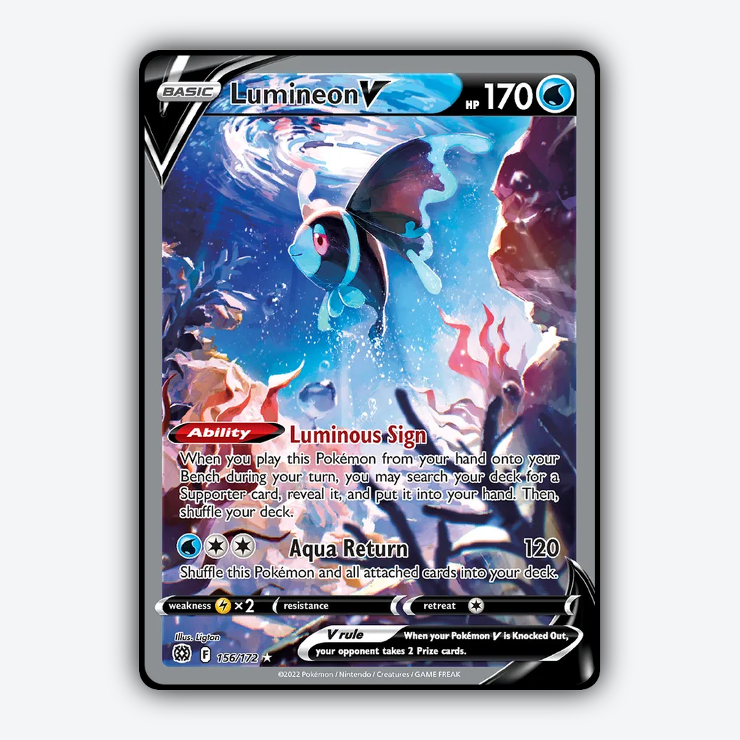 Lumineon V 156/172 - Brilliant Stars Set - Card Rug