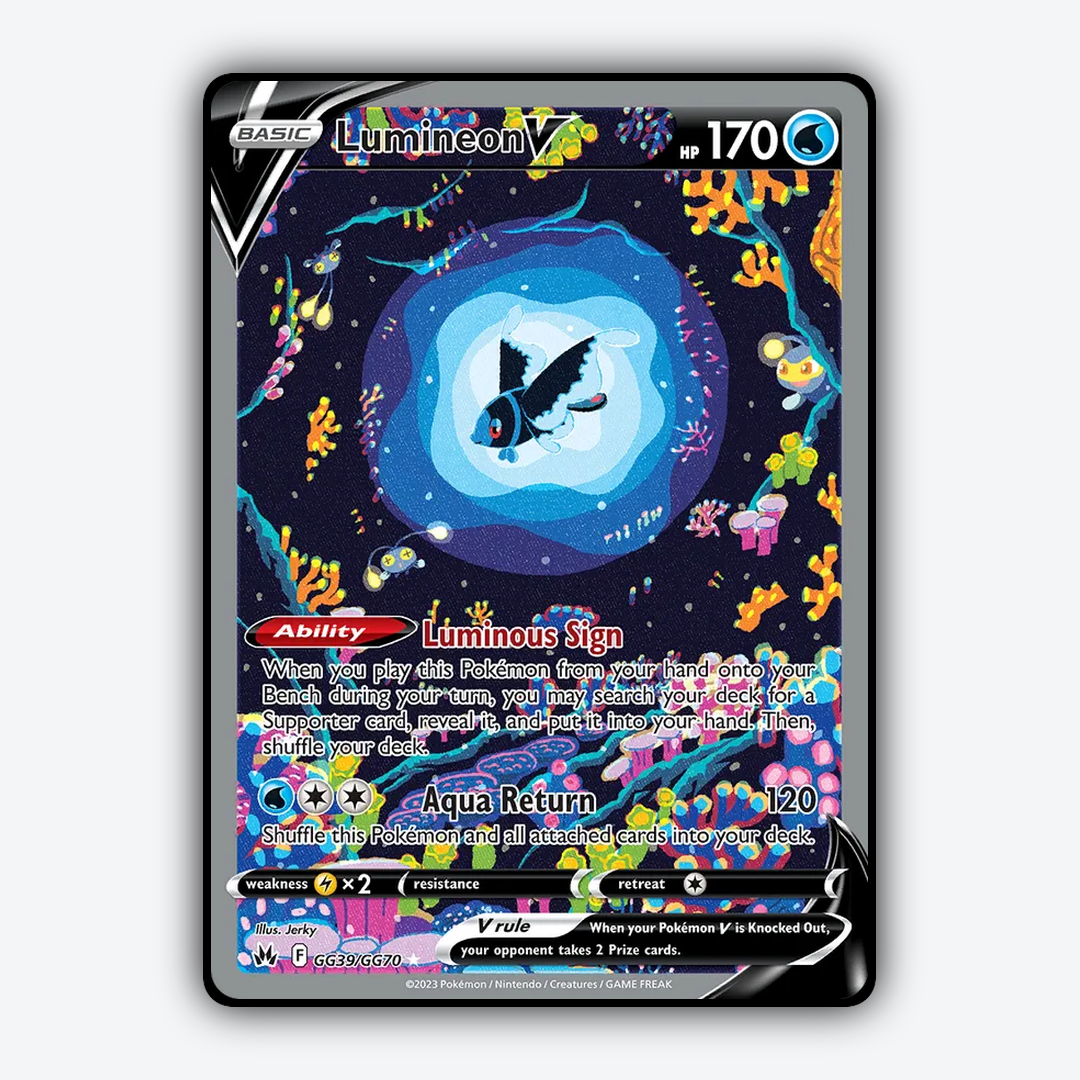 Lumineon V #39 - Crown Zenith Set - Card Rug