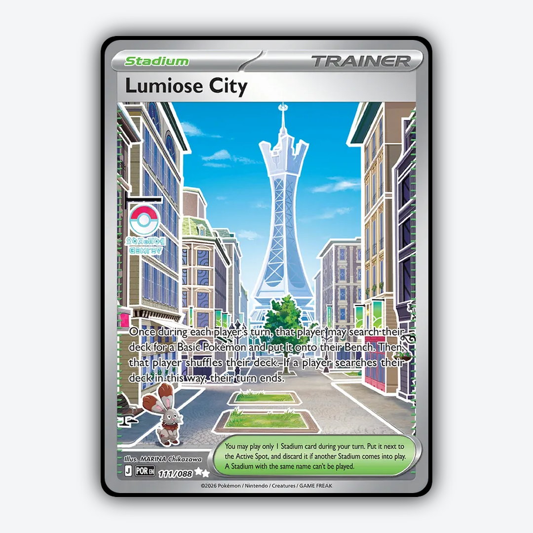 Lumiose City 111/088 - Perfect Order Set - Card Rug