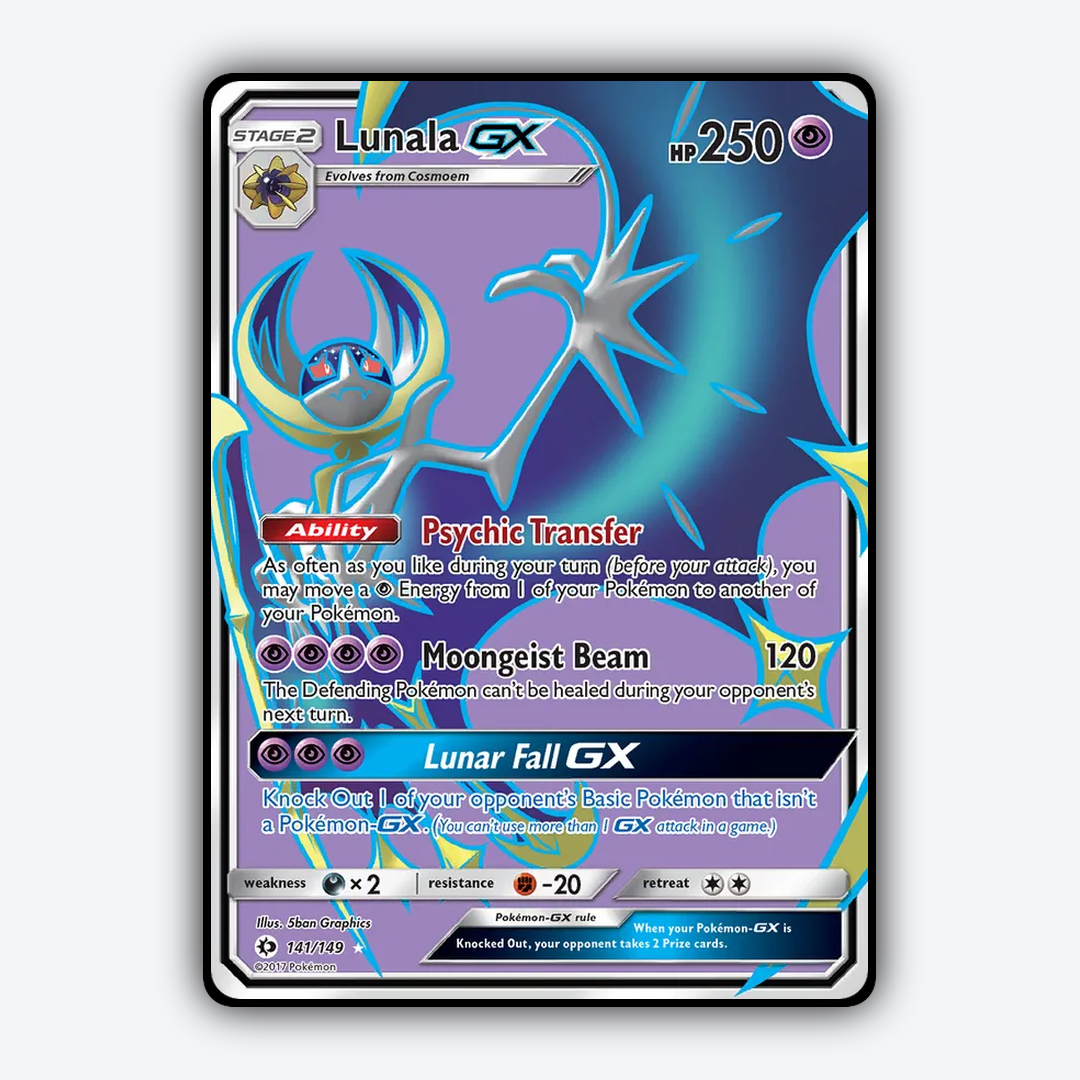 Lunala-GX 141/149 - Sun & Moon Set - Card Rug