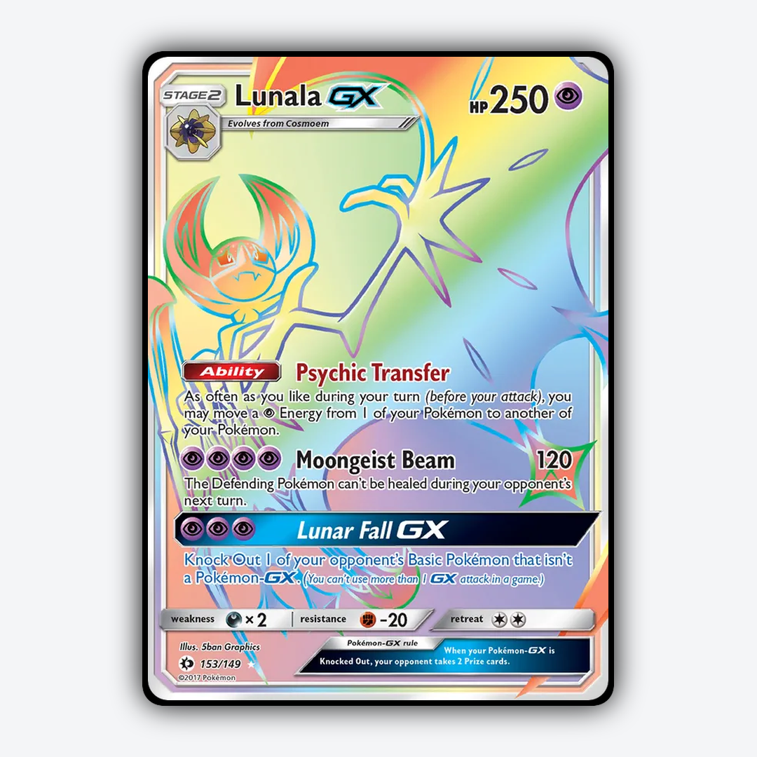 Lunala-GX 153/149 - Sun & Moon Set - Card Rug