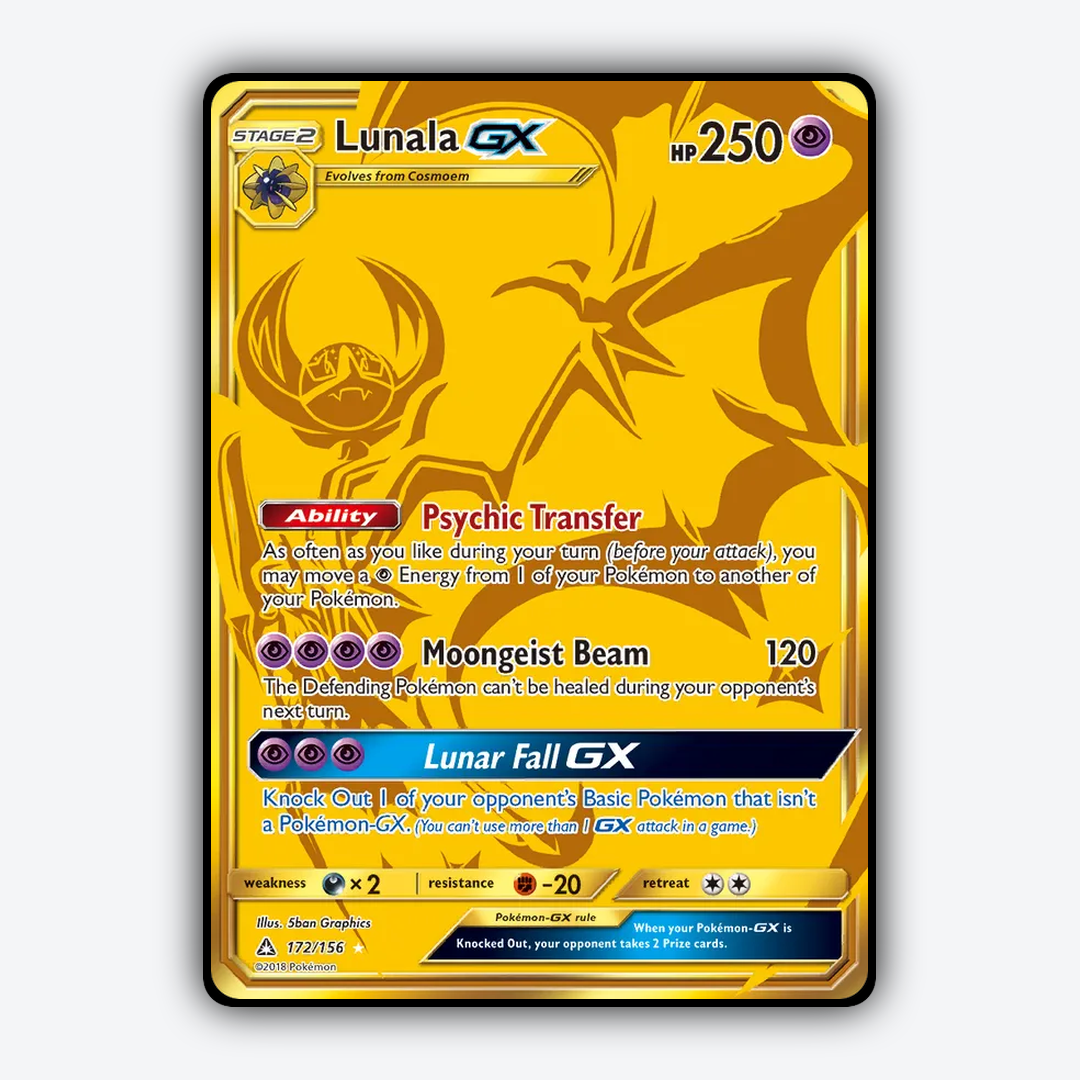 Lunala-GX 172/156 - Ultra Prism Set - Card Rug