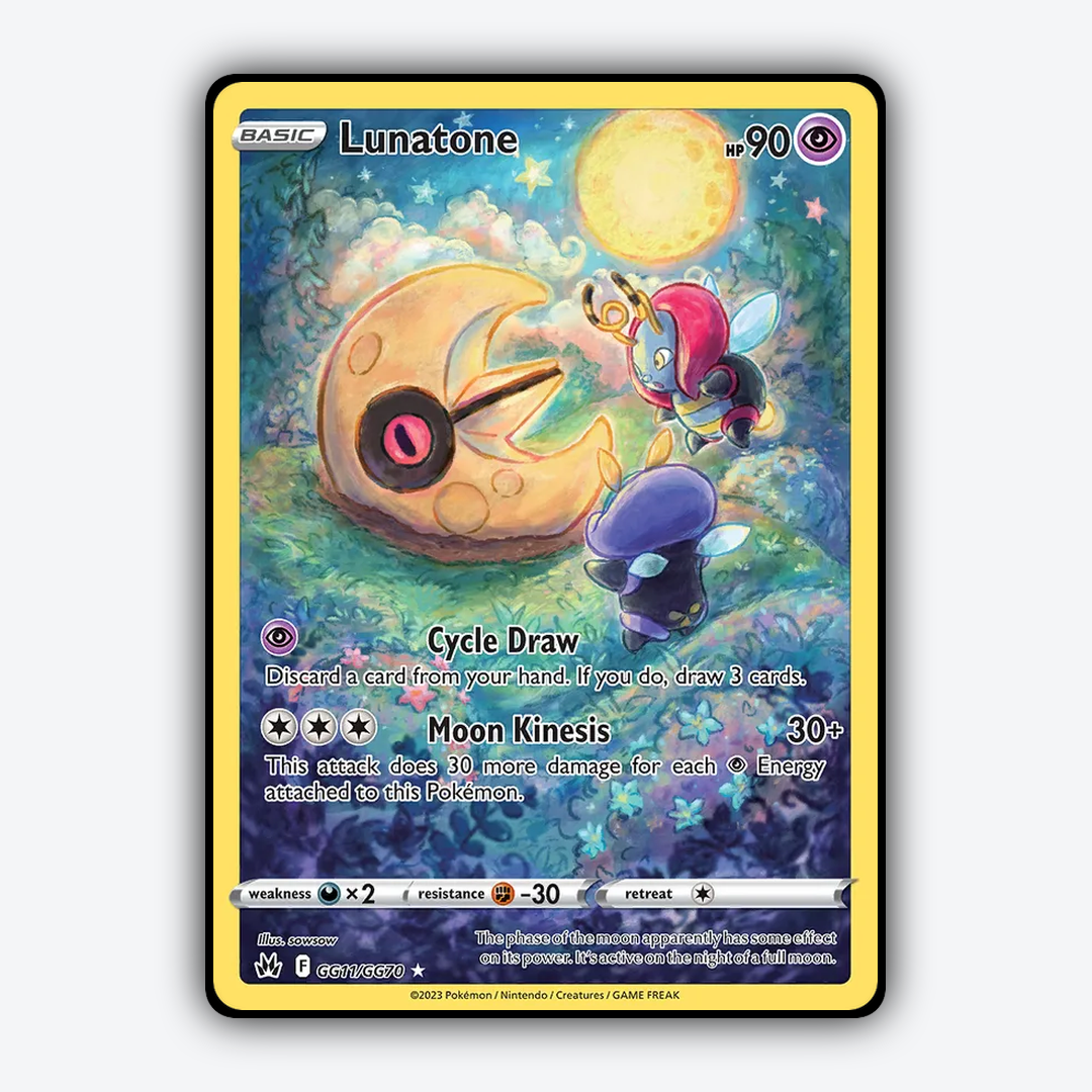 Lunatone #11 - Crown Zenith Set - Card Rug