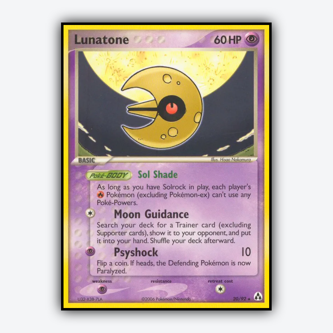 Lunatone 020/92 - Legend Maker Set - Card Rug