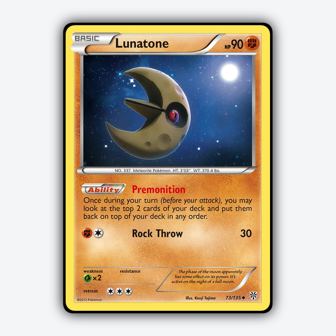 Lunatone 073/135 - Plasma Storm Set - Card Rug