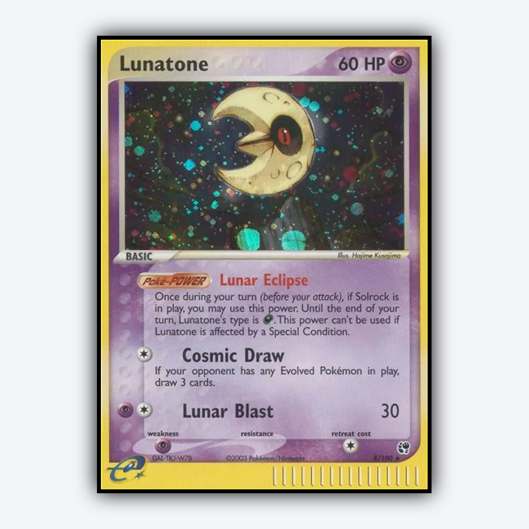 Lunatone 008/100 - Sandstorm Set - Card Rug