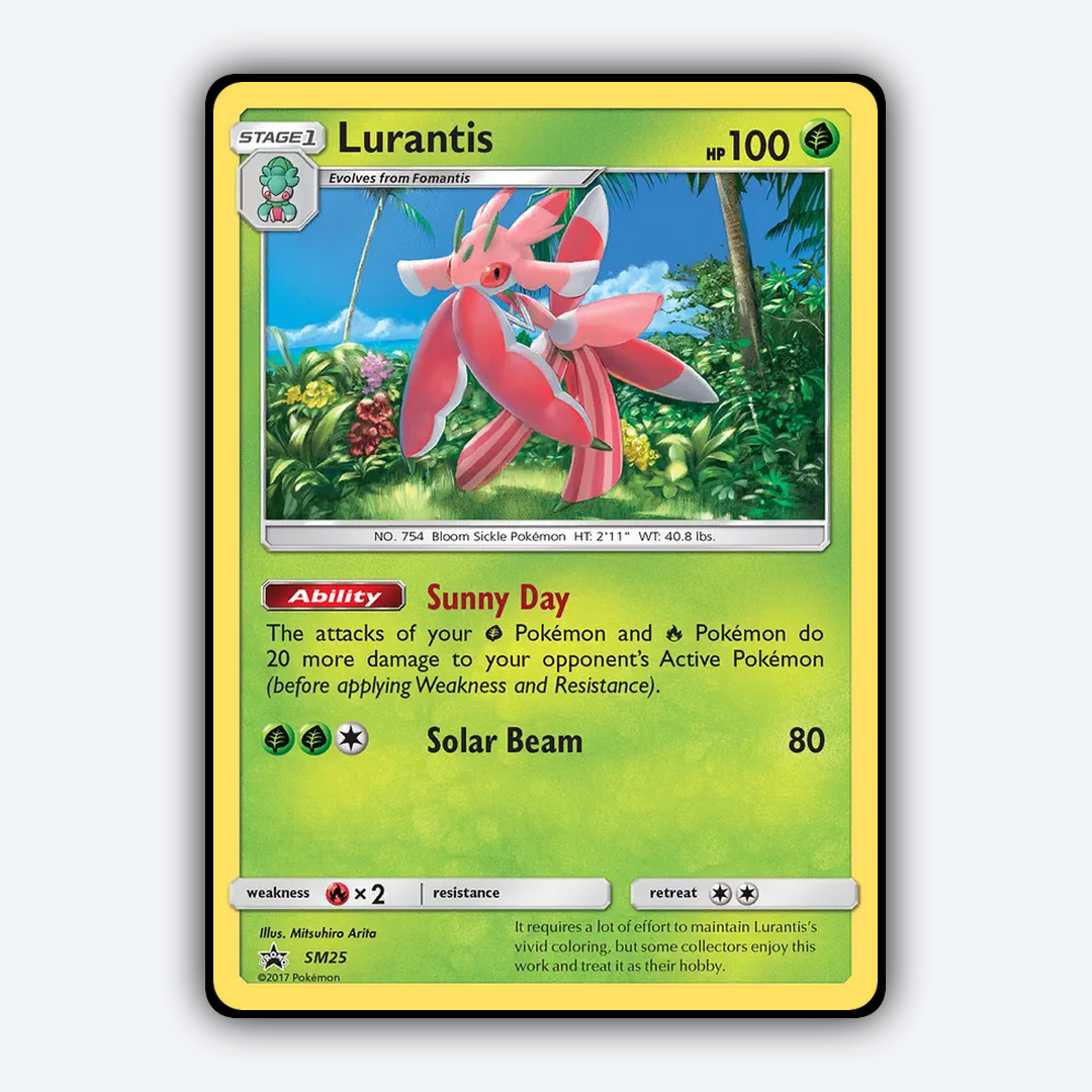 Lurantis #25 - SM Black Star Promos Set - Card Rug
