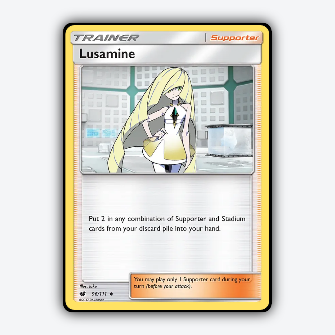 Lusamine 096/111 - Crimson Invasion Set - Card Rug