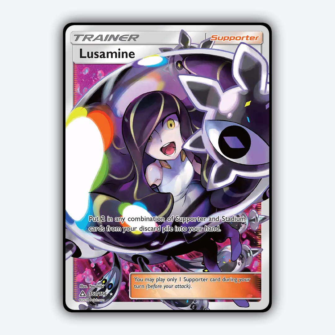 Lusamine 153/156 - Ultra Prism Set - Card Rug