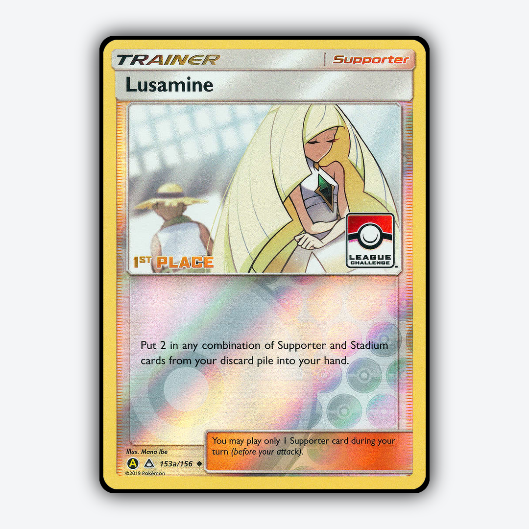 Lusamine 153a/156 - Ultra Prism Set - Card Rug