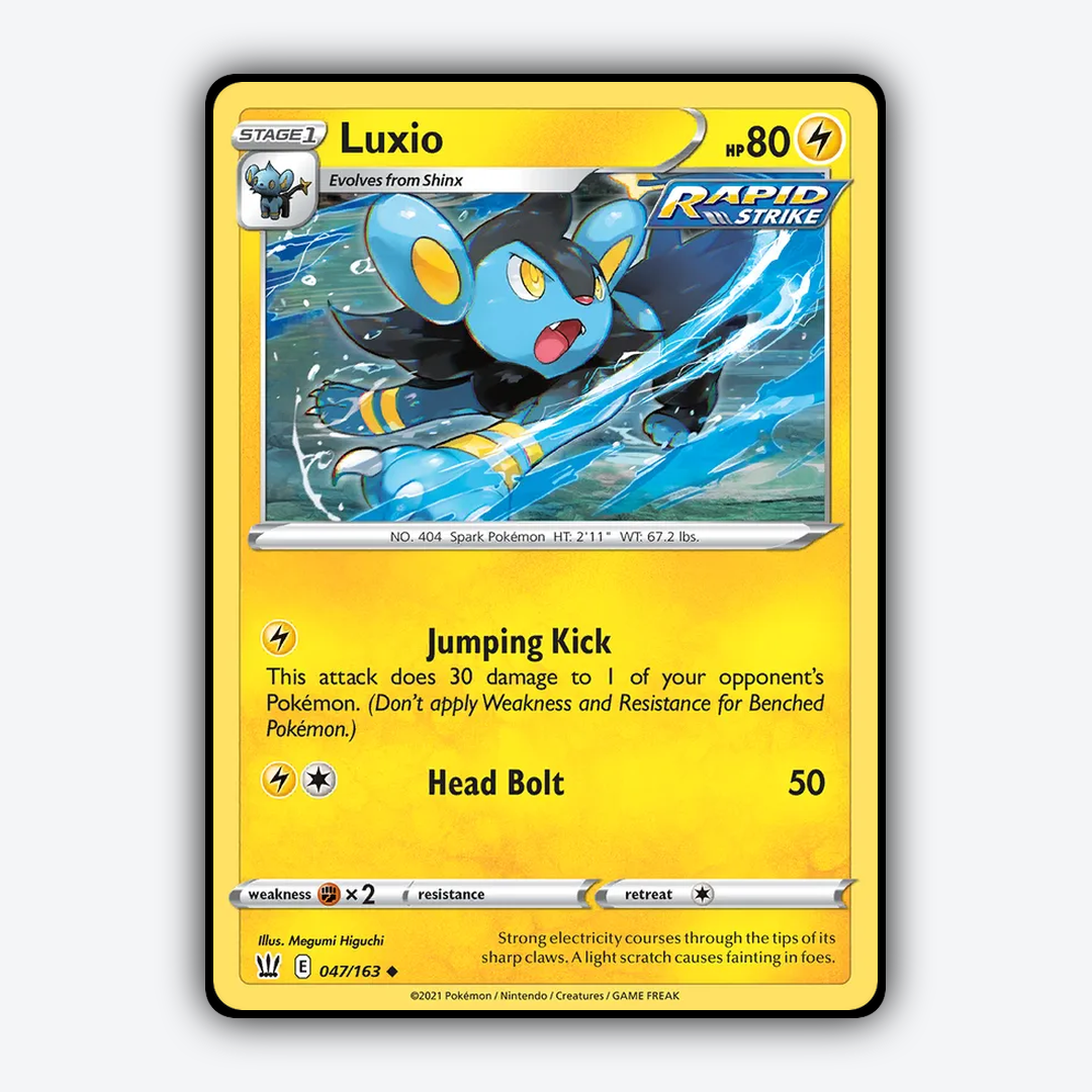 Luxio 047/163 - Battle Styles Set - Card Rug