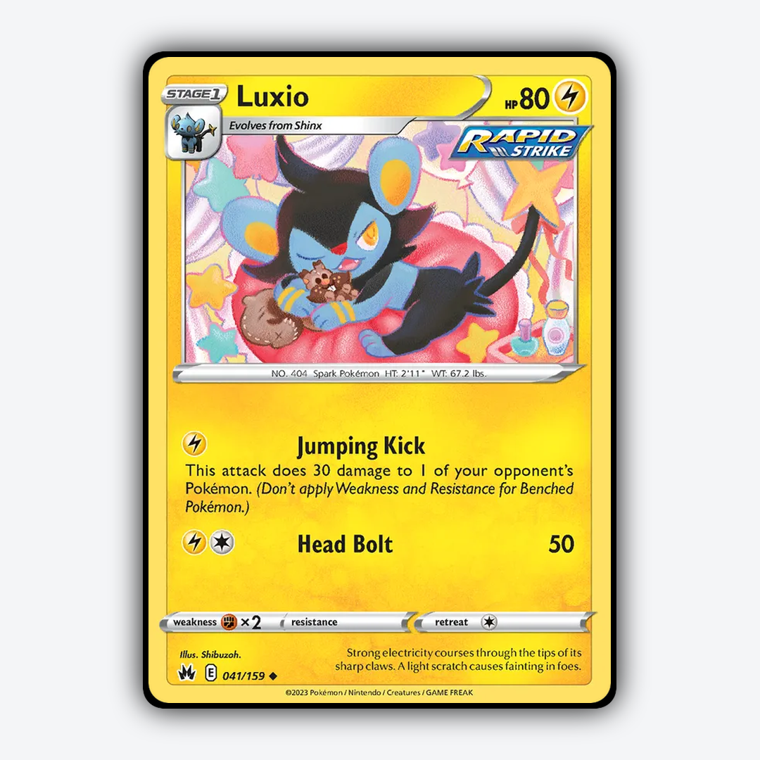 Luxio 041/159 - Crown Zenith Set - Card Rug
