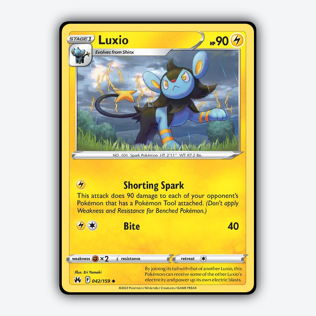 Luxio 042/159 - Crown Zenith Set - Card Rug