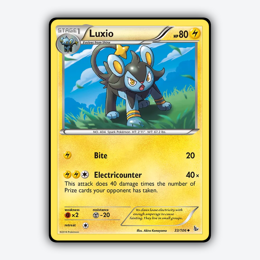Luxio 033/106 - Flashfire Set - Card Rug