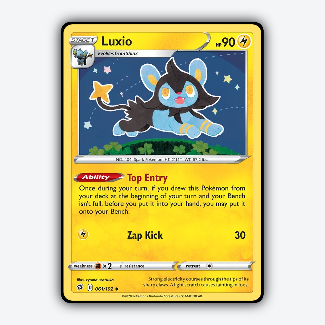 Luxio 061/192 - Rebel Clash Set - Card Rug
