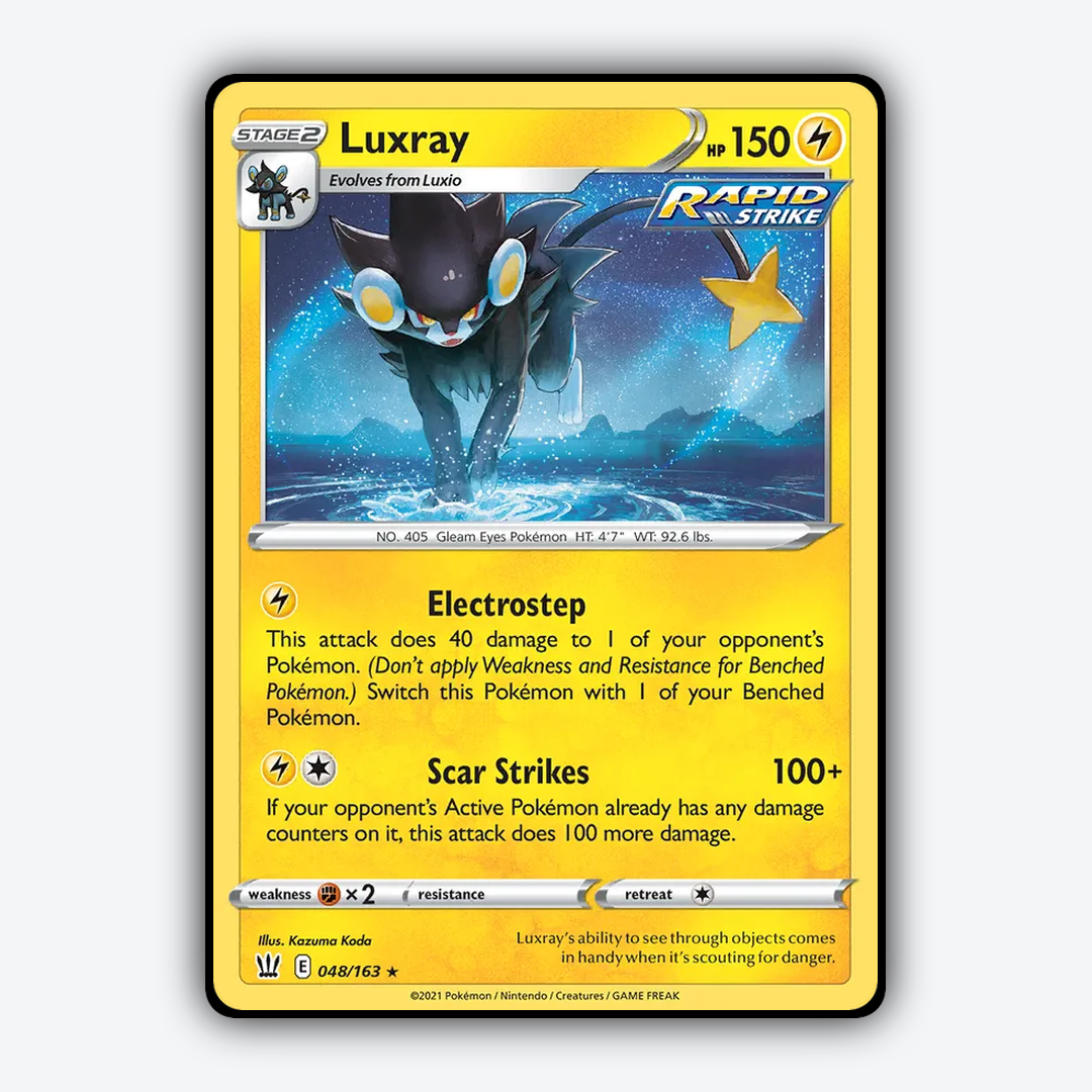 Luxray 048/163 - Battle Styles Set - Card Rug