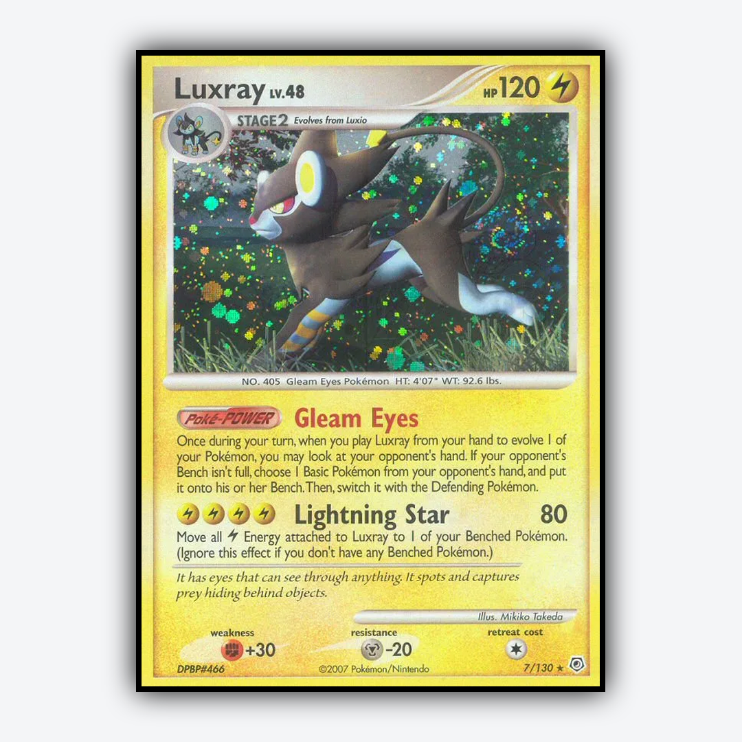 Luxray 007/130 - Diamond & Pearl Set - Card Rug