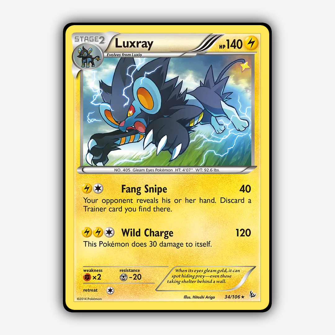 Luxray 034/106 - Flashfire Set - Card Rug
