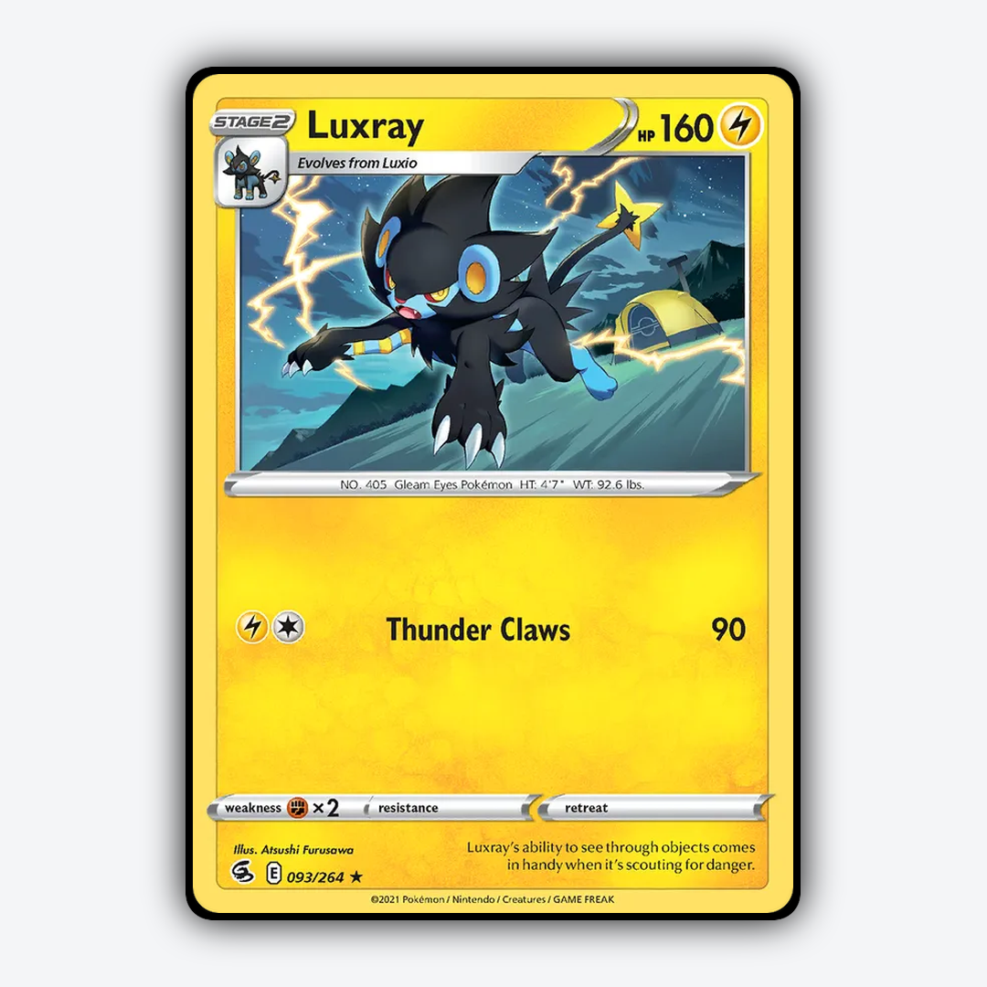 Luxray 093/264 - Fusion Strike Set - Card Rug