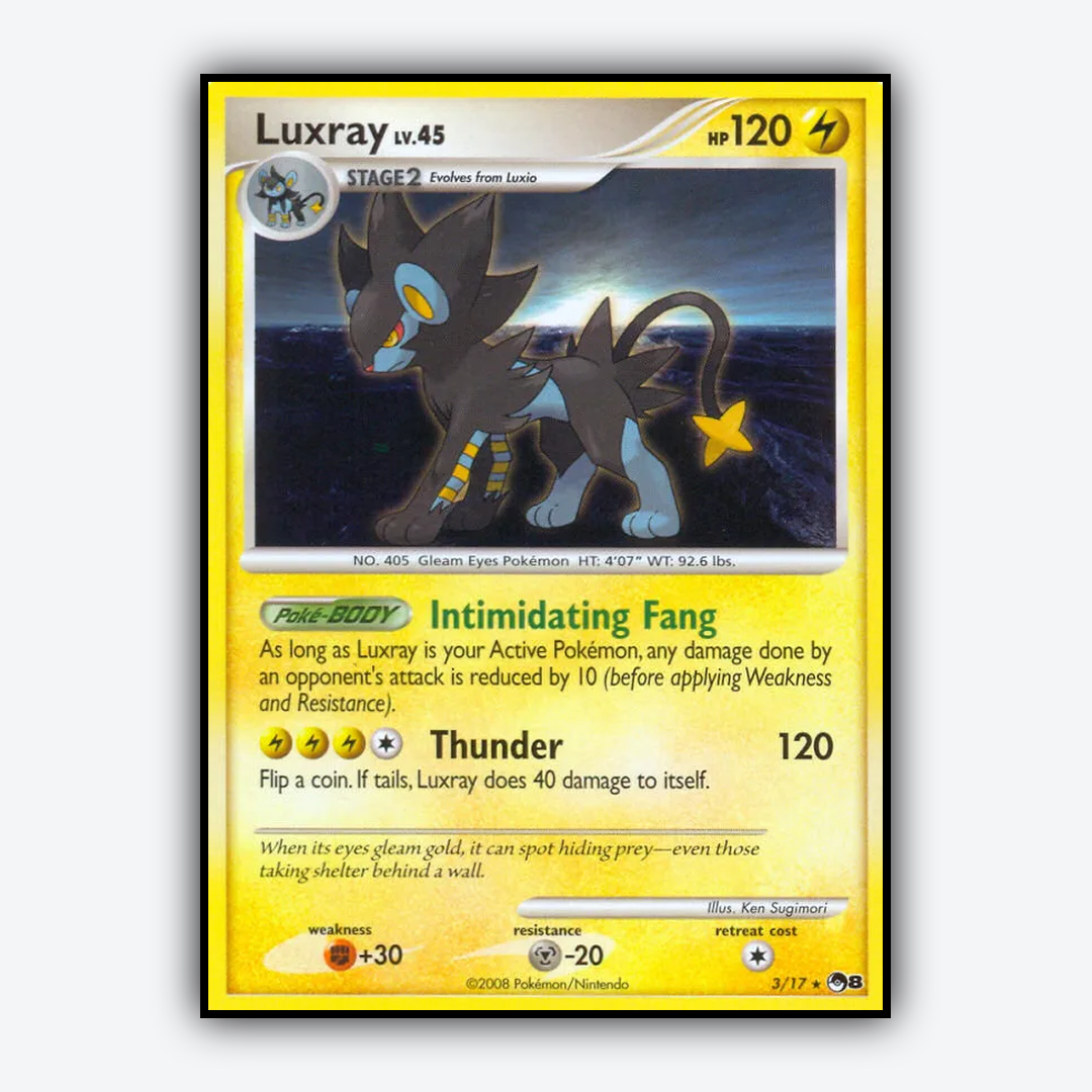 Luxray 003/17 - POP Series 8 Set - Card Rug