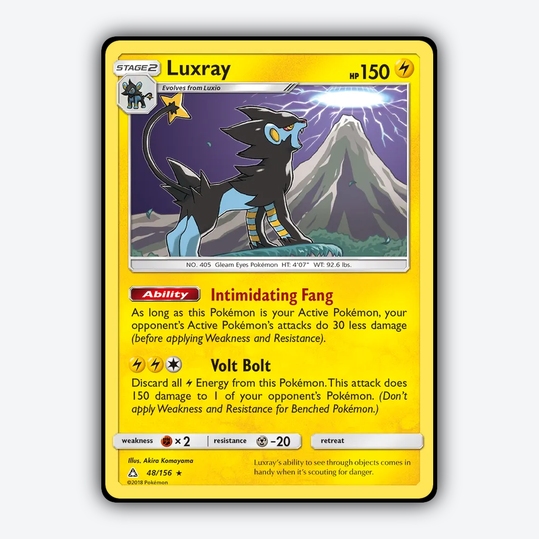 Luxray 048/156 - Ultra Prism Set - Card Rug