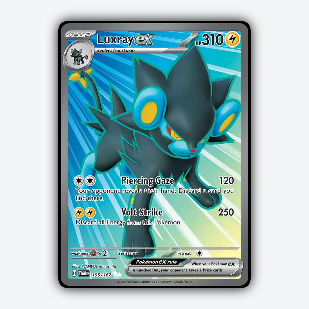 Luxray ex #195 - Twilight Masquerade Set - Card Rug
