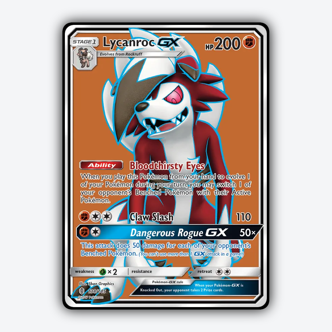 Lycanroc-GX 138/145 - Guardians Rising Set - Card Rug