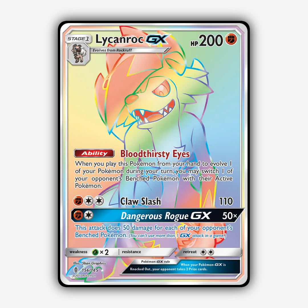 Lycanroc-GX 156/145 - Guardians Rising Set - Card Rug