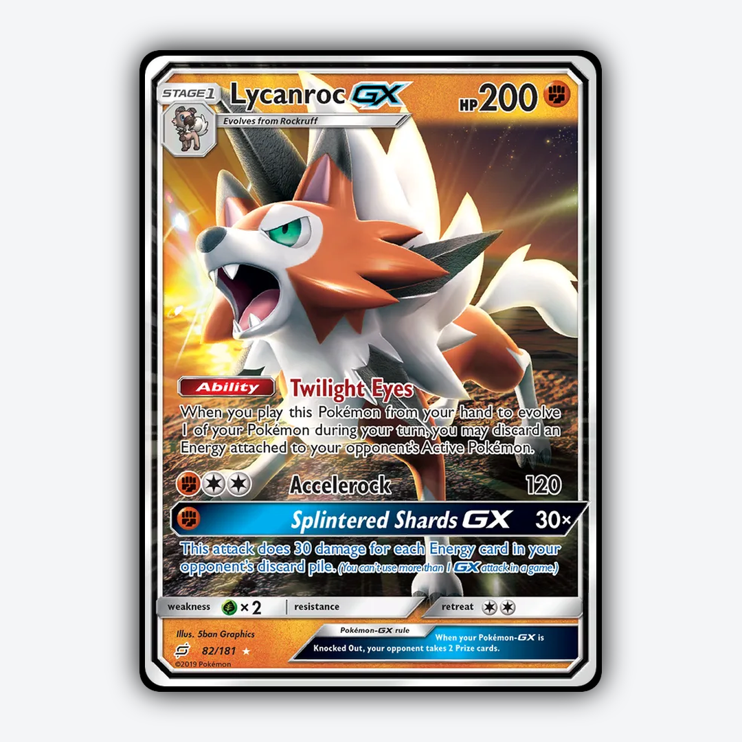Lycanroc-GX 082/181 - Team Up Set - Card Rug