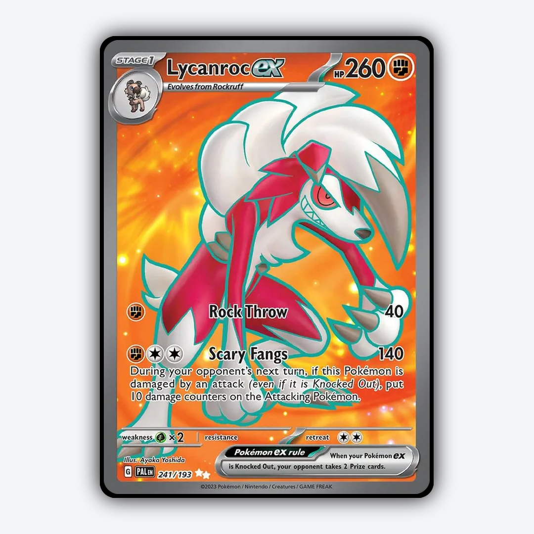 Lycanroc ex 241/193 - Paldea Evolved Set - Card Rug