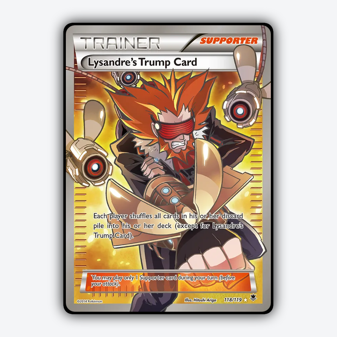 Lysandre's Trump Card 118/119 - Phantom Forces Set - Card Rug