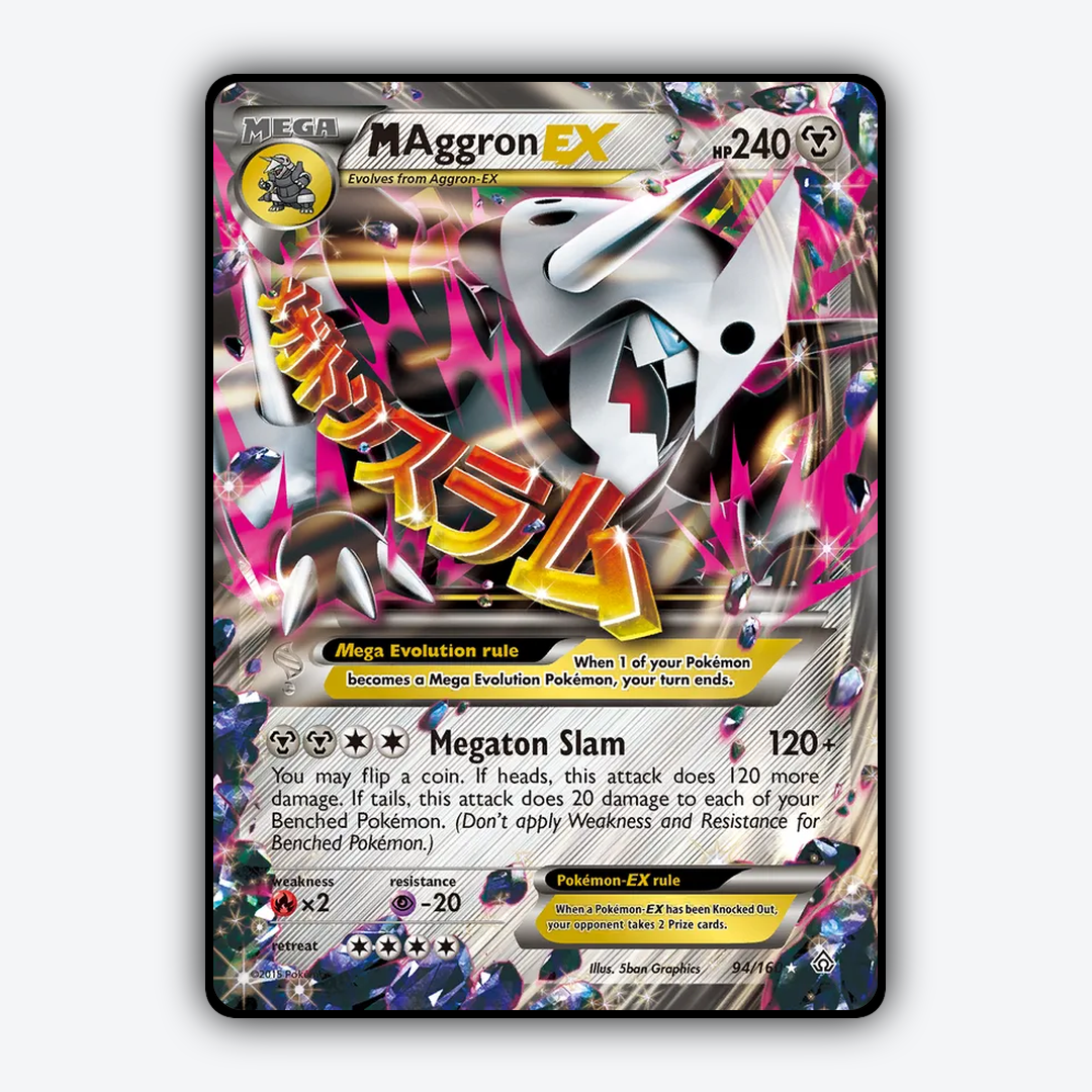 M Aggron-EX 094/160 - Primal Clash Set - Card Rug