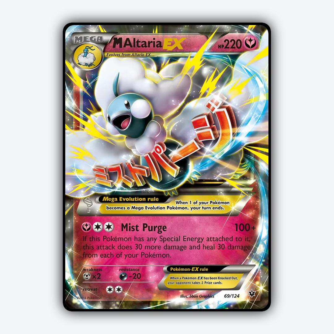 M Altaria-EX 069/124 - Fates Collide Set - Card Rug