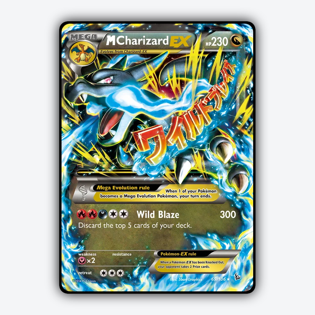 M Charizard-EX 069/106 - Flashfire Set - Card Rug