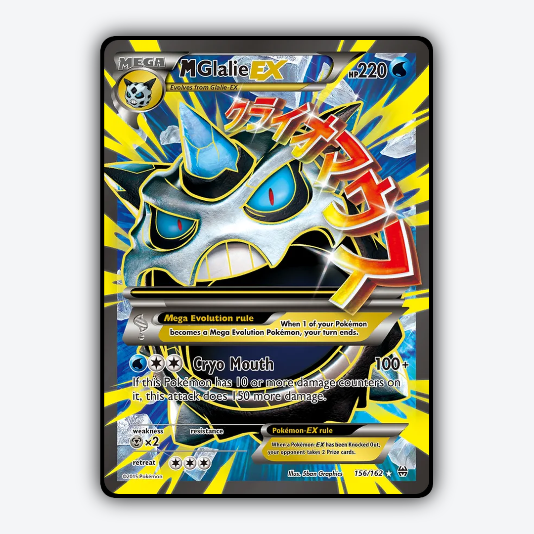 M Glalie-EX 156/162 - BREAKthrough Set - Card Rug