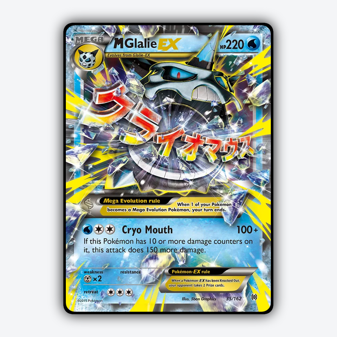 M Glalie-EX 035/162 - BREAKthrough Set - Card Rug