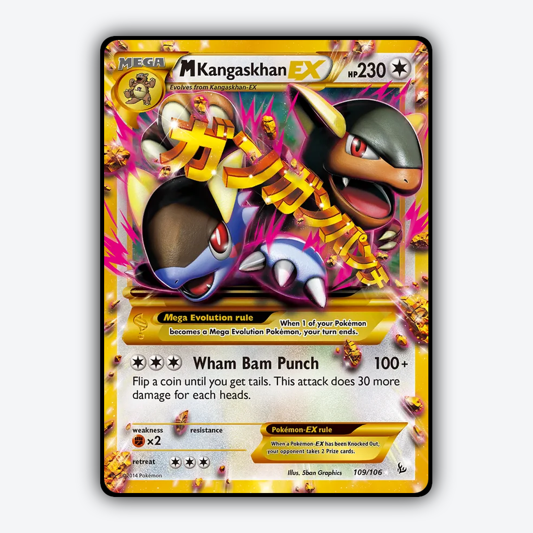M Kangaskhan-EX 109/106 - Flashfire Set - Card Rug