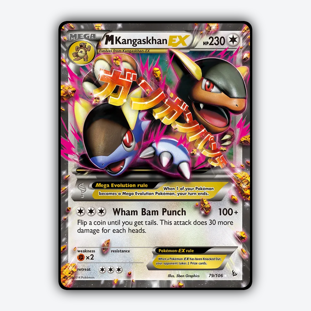 M Kangaskhan-EX 079/106 - Flashfire Set - Card Rug