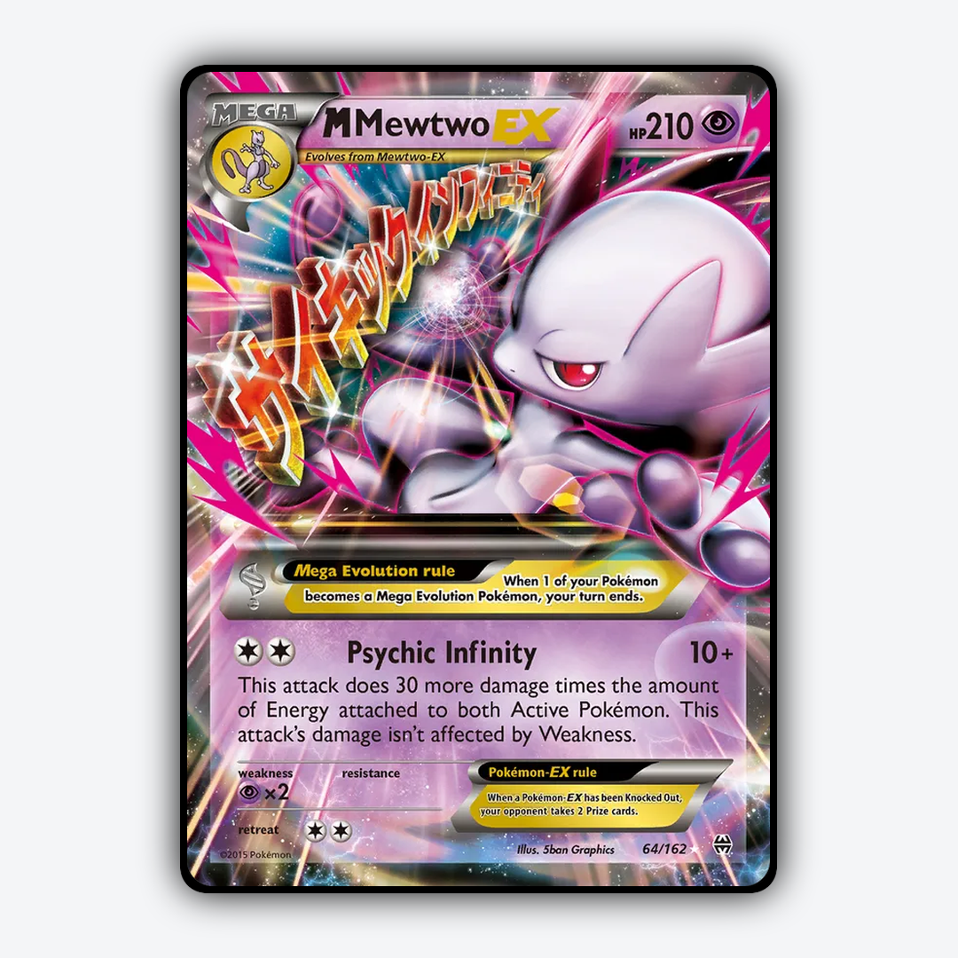 M Mewtwo-EX 064/162 - BREAKthrough Set - Card Rug
