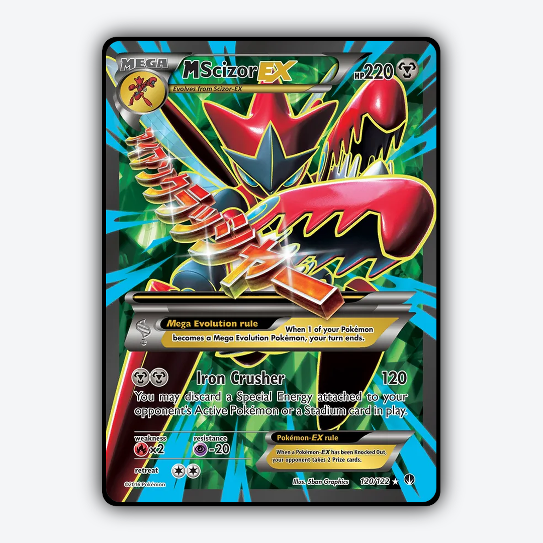 M Scizor-EX 120/122 - BREAKpoint Set - Card Rug